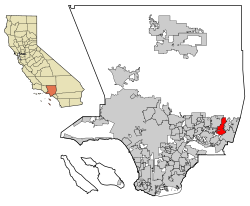 LA County Incorporated Areas San Dimas highlighted